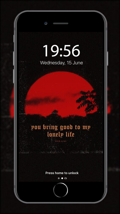 Emulate iPhone app HD Ghetto Wallpapers using MyAndroid