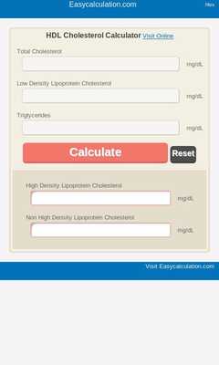 Emulate Android APK HDL Cholesterol Emulate Android APK HDL Cholesterol