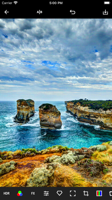 Emulate iPhone app HDR Max - Photo Editor using MyAndroid