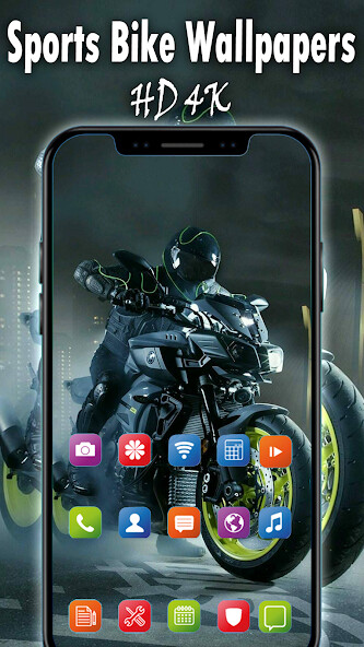 Run android online APK HD Sports Bike Wallpaper HD 4K Backgrounds from MyAndroid or emulate HD Sports Bike Wallpaper HD 4K Backgrounds using MyAndroid