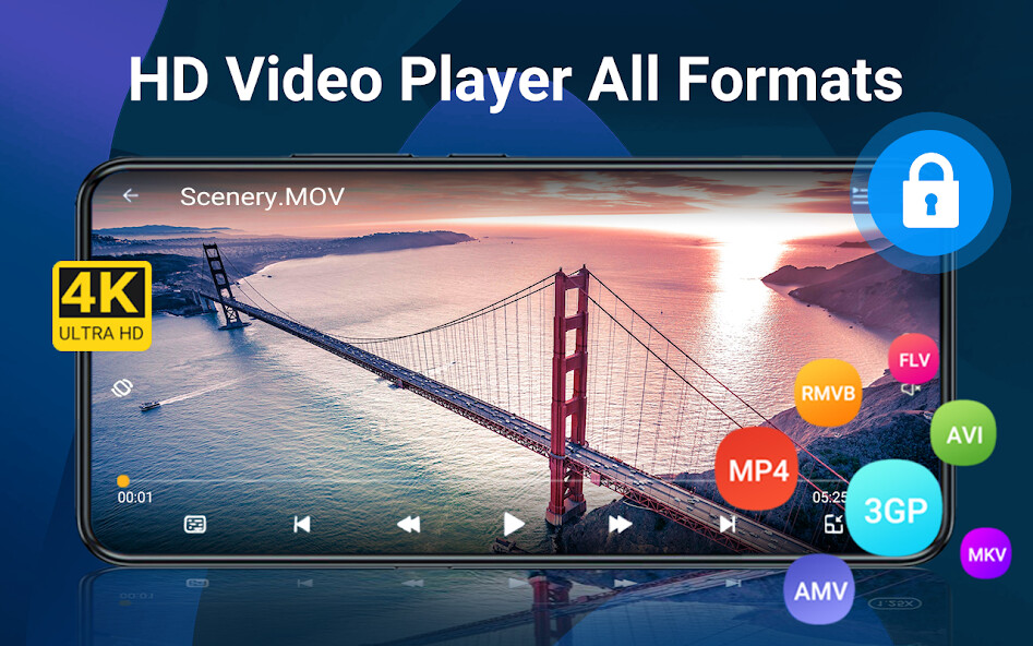 Run android online APK HD Video Player - All Format from MyAndroid or emulate HD Video Player - All Format using MyAndroid