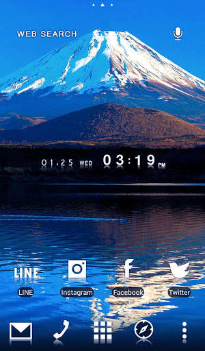 Run android online APK HD wallpaper Mt. Fuji from MyAndroid or emulate HD wallpaper Mt. Fuji using MyAndroid