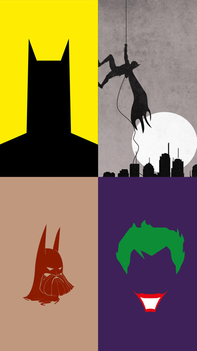 Emulate iPhone app HD Wallpapers Batman Edition using MyAndroid Emulate iPhone app HD Wallpapers Batman Edition using MyAndroid