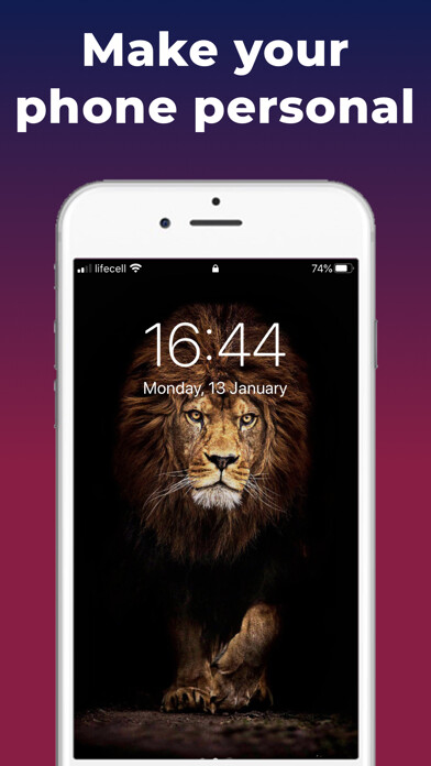 Emulate iPhone app HD Wallpapers: pictures, walls using MyAndroid