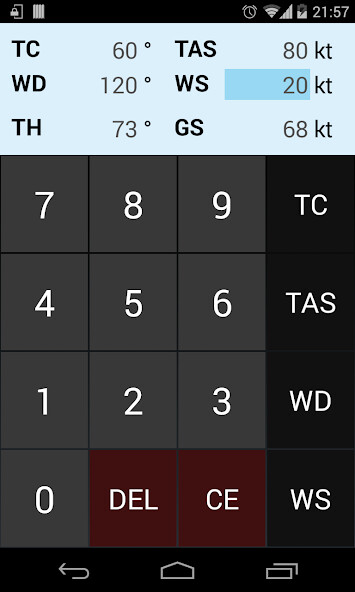 Emulate Android APK Heading Calculator