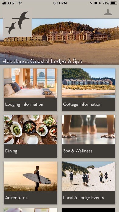 Emulate iPhone app Headlands Coastal Lodge & Spa using MyAndroid Emulate iPhone app Headlands Coastal Lodge & Spa using MyAndroid