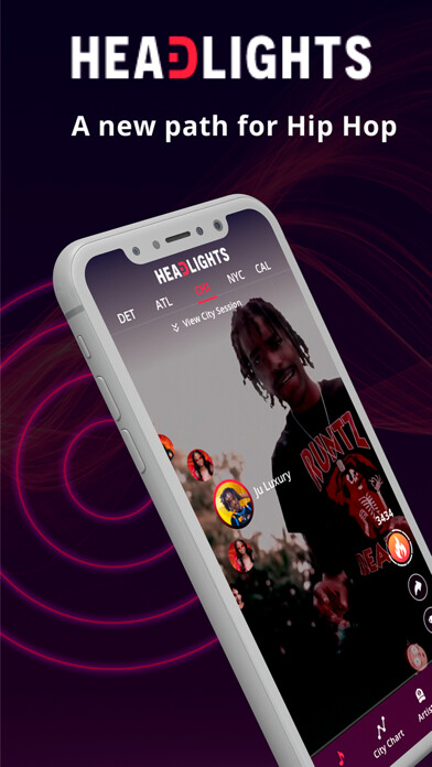 Emulate iPhone app Headlights Hip Hop using MyAndroid Emulate iPhone app Headlights Hip Hop using MyAndroid