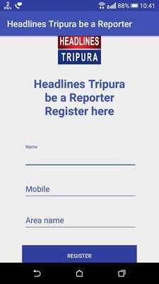 Emulate Android APK Headlines Tripura Reporter Emulate Android APK Headlines Tripura Reporter