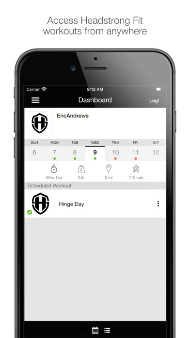 Emulate iPhone app Headstrong Fit using MyAndroid Emulate iPhone app Headstrong Fit using MyAndroid