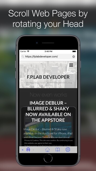 Emulate iPhone app Head Tilt Browser Face Scroll using MyAndroid Emulate iPhone app Head Tilt Browser Face Scroll using MyAndroid