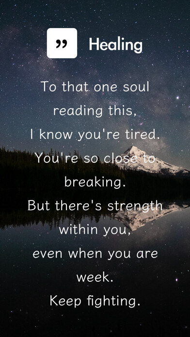 Emulate iPhone app Healing - Motivation App using MyAndroid Emulate iPhone app Healing - Motivation App using MyAndroid