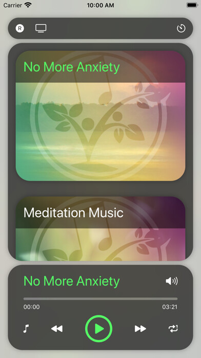 Emulate iPhone app Healing Music using MyAndroid Emulate iPhone app Healing Music using MyAndroid