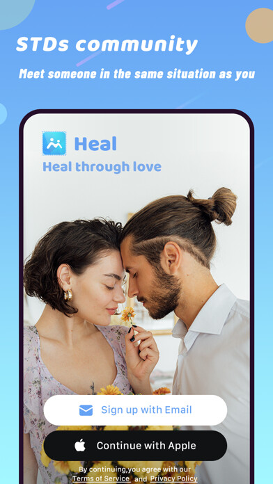 Emulate iPhone app Heal: STD & Herpes Date using MyAndroid Emulate iPhone app Heal: STD & Herpes Date using MyAndroid