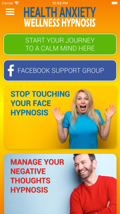 Emulate iPhone app Health Anxiety Hypnosis using MyAndroid Emulate iPhone app Health Anxiety Hypnosis using MyAndroid