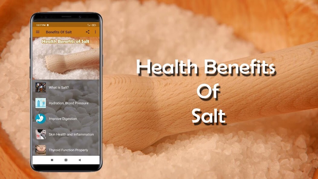 Run android online APK Health Benefits of Salt from MyAndroid or emulate Health Benefits of Salt using MyAndroid Run android online APK Health Benefits of Salt from MyAndroid or emulate Health Benefits of Salt using MyAndroid