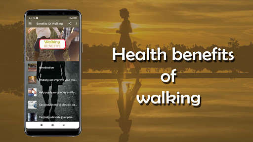 Run android online APK Health Benefits of Walking from MyAndroid or emulate Health Benefits of Walking using MyAndroid