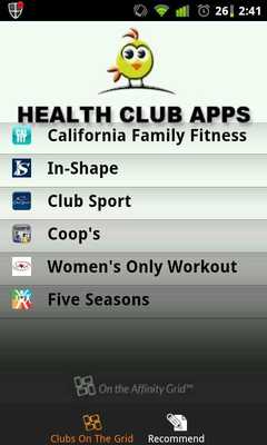 Emulate Android APK Health Club Apps