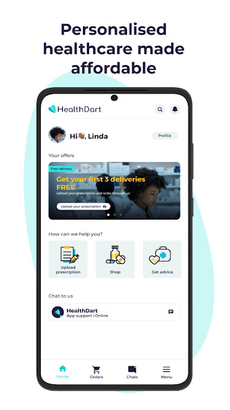 Run android online APK HealthDart from MyAndroid or emulate HealthDart using MyAndroid