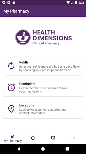 Run android online APK Health Dimensions Rx from MyAndroid or emulate Health Dimensions Rx using MyAndroid