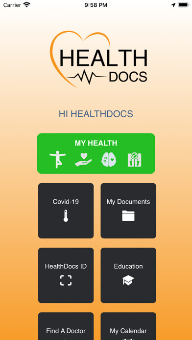 Emulate iPhone app HealthDocs using MyAndroid