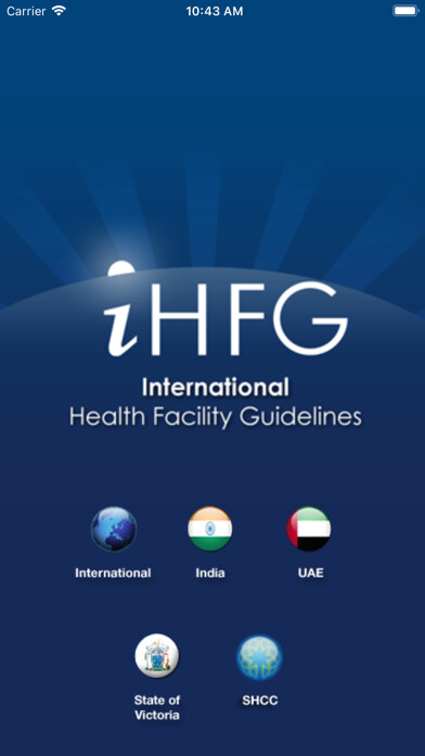 Emulate iPhone app Health Facility Guidelines PRO using MyAndroid