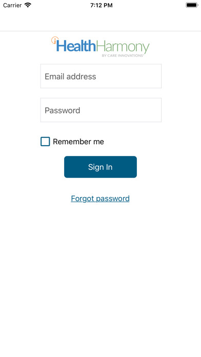 Emulate iPhone app Health Harmony Mobile using MyAndroid Emulate iPhone app Health Harmony Mobile using MyAndroid