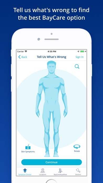 Emulate iPhone app HealthNav: find the right care using MyAndroid Emulate iPhone app HealthNav: find the right care using MyAndroid