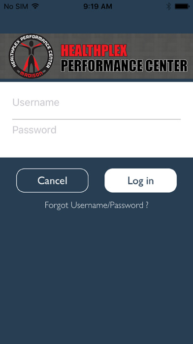 Emulate iPhone app Healthplex Performance Center using MyAndroid Emulate iPhone app Healthplex Performance Center using MyAndroid