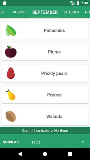 Run android online APK Health Seasonal Foods from MyAndroid or emulate Health Seasonal Foods using MyAndroid Run android online APK Health Seasonal Foods from MyAndroid or emulate Health Seasonal Foods using MyAndroid