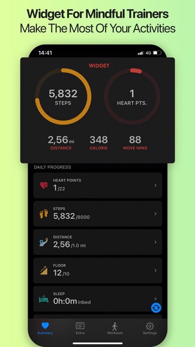 Emulate iPhone app Health Widget:Activity Tracker using MyAndroid Emulate iPhone app Health Widget:Activity Tracker using MyAndroid