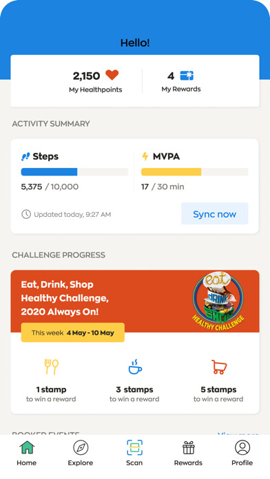 Emulate iPhone app Healthy 365 using MyAndroid