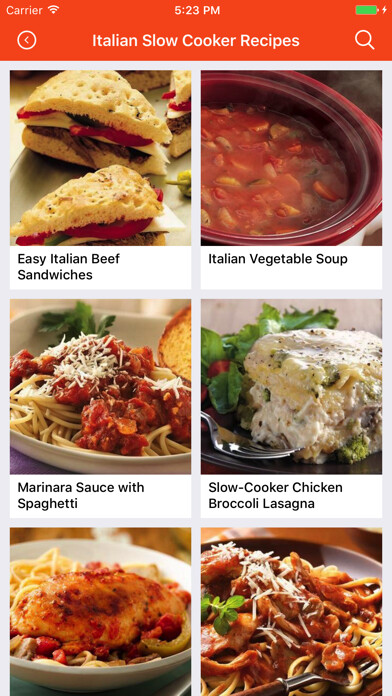 Emulate iPhone app Healthy crockpot Recipes: Food recipes & cookbook using MyAndroid Emulate iPhone app Healthy crockpot Recipes: Food recipes & cookbook using MyAndroid