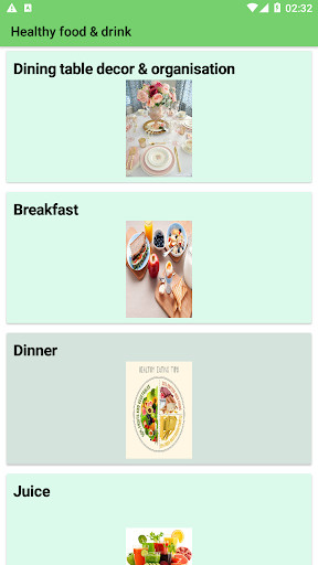 Run android online APK Healthy Food & drink from MyAndroid or emulate Healthy Food & drink using MyAndroid