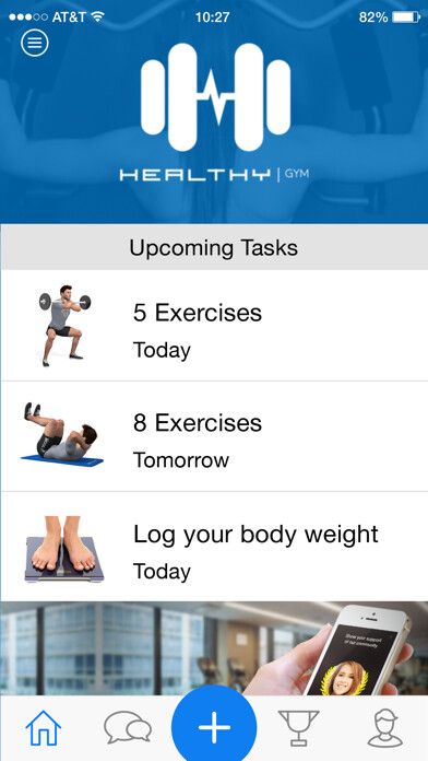 Emulate iPhone app Healthy Gym using MyAndroid Emulate iPhone app Healthy Gym using MyAndroid