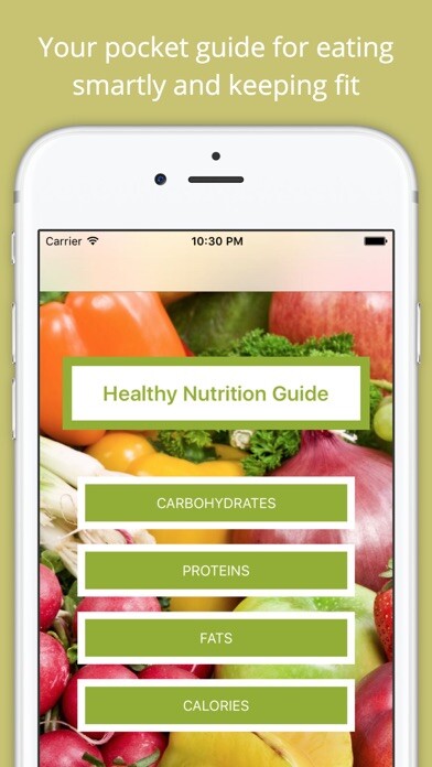 Emulate iPhone app Healthy Nutrition Guide using MyAndroid