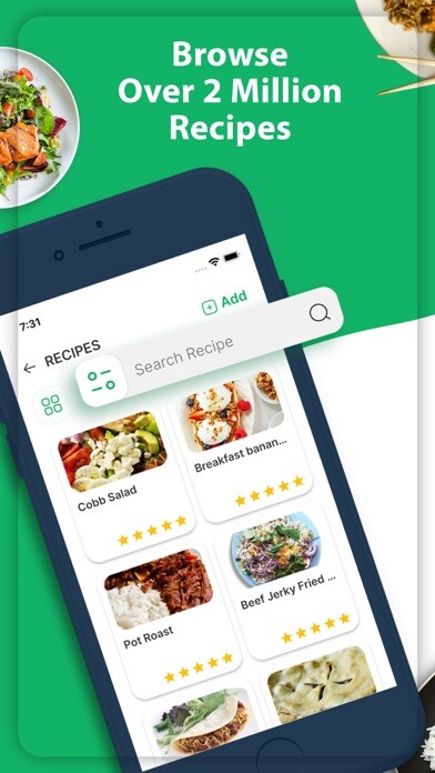 Emulate iPhone app Healthy Recipe Manager - Meals using MyAndroid Emulate iPhone app Healthy Recipe Manager - Meals using MyAndroid