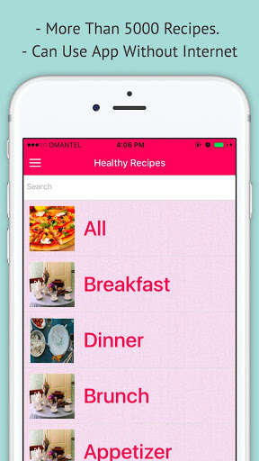 Emulate Android APK Healthy Recipes - Offline Best Healthy Recipes