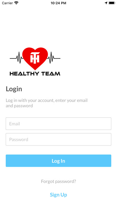 Emulate iPhone app Healthy Team using MyAndroid