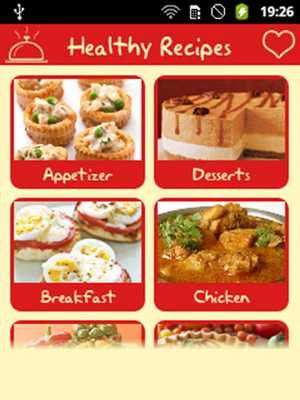 Emulate Android APK Healty Recipes App Emulate Android APK Healty Recipes App