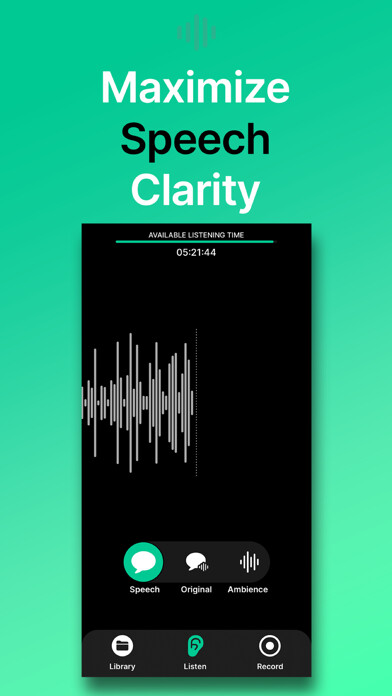 Emulate iPhone app Hearing Amplifier clir Voice using MyAndroid Emulate iPhone app Hearing Amplifier clir Voice using MyAndroid