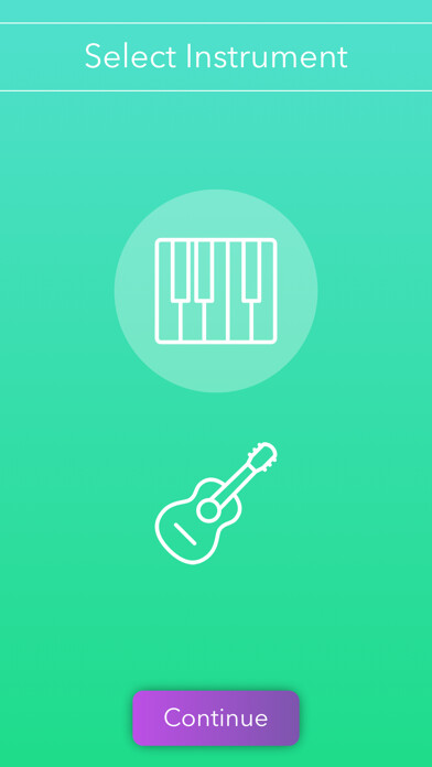 Emulate iPhone app Hearing: ear training. Piano. using MyAndroid