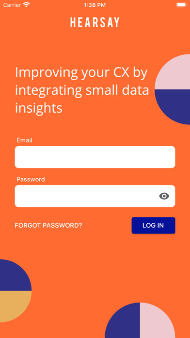 Emulate iPhone app Hearsay - Small data insights using MyAndroid Emulate iPhone app Hearsay - Small data insights using MyAndroid