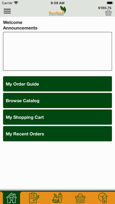 Emulate iPhone app Heartland Produce Mobile using MyAndroid Emulate iPhone app Heartland Produce Mobile using MyAndroid