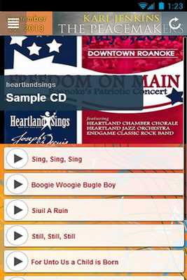 Emulate Android APK Heartland Sings