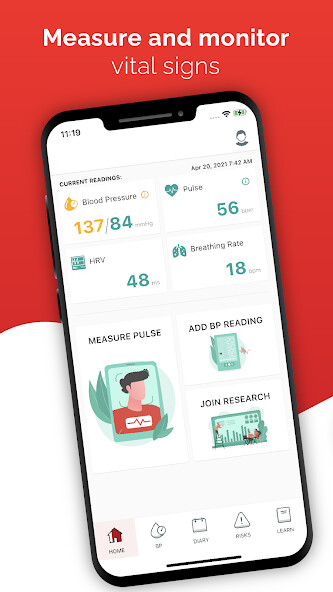 Run android online APK Heart Monitor: Blood Pressure  from MyAndroid or emulate Heart Monitor: Blood Pressure  using MyAndroid