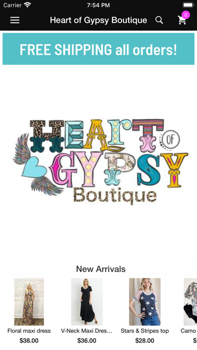 Run android online APK Heart of Gypsy Boutique from MyAndroid or emulate Heart of Gypsy Boutique using MyAndroid
