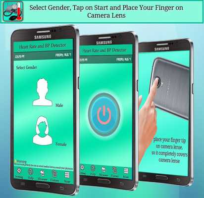 Emulate Android APK Heart Rate and BP Detector