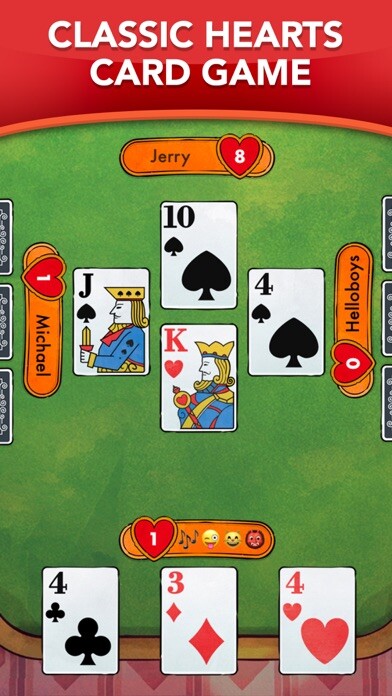 Emulate iPhone app Hearts - Card Game Classic using MyAndroid Emulate iPhone app Hearts - Card Game Classic using MyAndroid