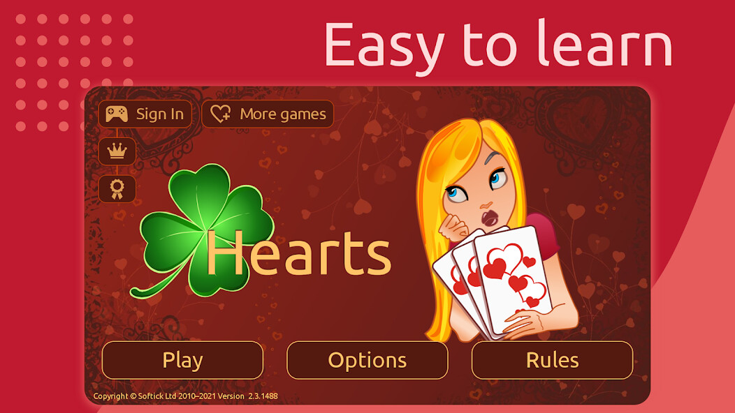 Run android online APK Hearts Deluxe from MyAndroid or emulate Hearts Deluxe using MyAndroid