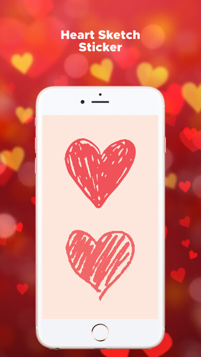 Emulate iPhone app Heart Sketch Emojis using MyAndroid Emulate iPhone app Heart Sketch Emojis using MyAndroid